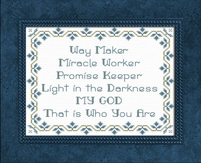 Way Maker Blues on White